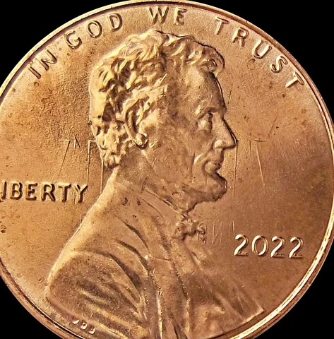 2022-P -  Major Die Clash - Medium To Strong - Authentic - Lincoln Cent #513 Cover