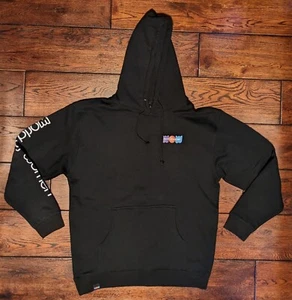 World of Women Sudadera con Capucha WOW Manga Larga Unisex Sudadera Negra Talla Grande - Imagen 1 de 12