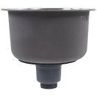 Mini Round Kitchen Sink Stainless Steel Bar Round Basin 30cm Diameter PLM