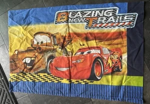 Disney Pixar Cars Standard Pillow Case Lightening McQueen 95 Tow Mater Kids - Picture 1 of 3