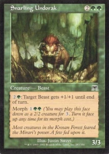 3X SNARLING UNDORAK 283/350 ONSLAUGHT MTG MAGIC LP X3 (yourdeckbuilder) - Picture 1 of 1