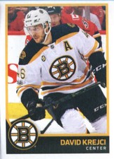 2017-18 Panini Stickers #21 David Krejci Boston Bruins