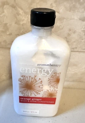 Bath Body Works Aromatherapy Orange Ginger Body & Shine Conditioner Hair NEW - Image 1 of 4