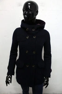 Roy rogers Abrigo Mujer Talla 40 Chaqueta Azul de Invierno - Picture 1 of 14