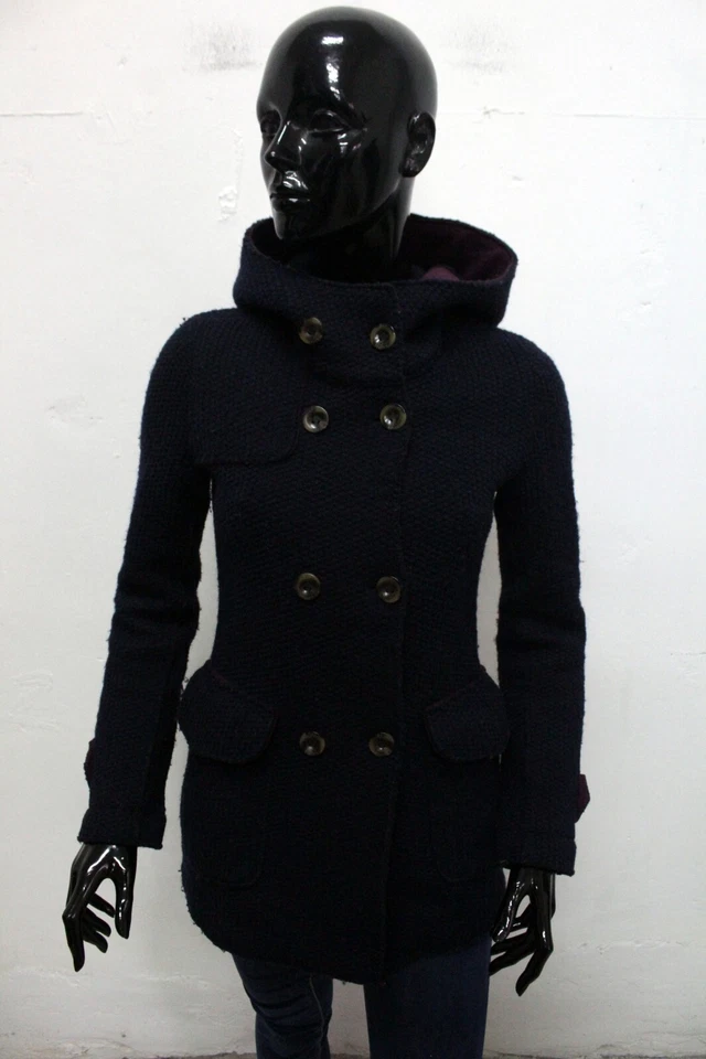 Roy Rogers Cappotto Donna Taglia 40 Giubbotto Blu Giacca Invernale Jacket Coat - Imagem 1 de 4