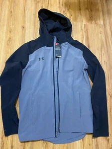 Under Armour Jacket Challenger II 2 Mens Size MED Storm Water Resistant Black - Picture 1 of 6