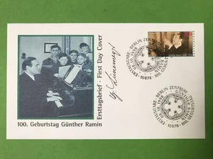 1998 - FDC Mi.Nr. 2020 - 100 aniversario de Günther Ramin - ESST Berlín - Imagen 1 de 4