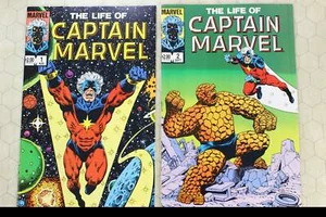 LIFE OF CAPTAIN MARVEL #1 - 2 (1985) Set (Marvel Comics lot) - NM - Bild 1 von 4