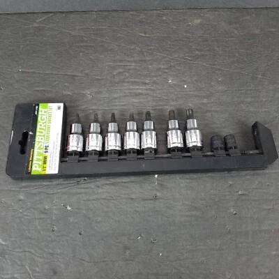 Pittsburgh Torx Star Bit Socket Set - 1/2" Drive 7 Pieces 20 25 27 30 40 45 50 - Image 1 of 4