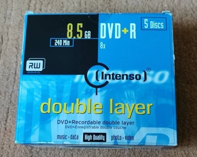 DVD+R Intenso 8,5GB 5pcs JewelCase DOUBLE LAYER - Bild 1 von 2