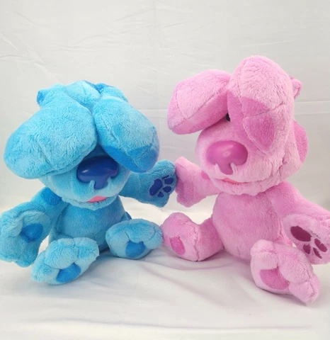 Blue’s Clues & You! Peek-A-Blue Boo 10" Blue & Magenta Plush w/ Sound Moves Lot Cover