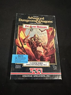 Vintage Advanced Dungeons Dragons Eye of the Beholder IBM PC 3.5" - Image 1 of 3