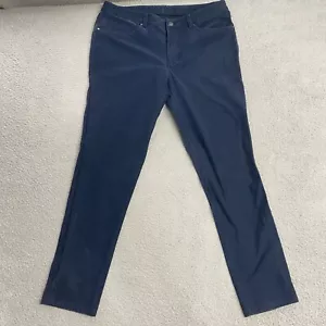Lululemon Pants Mens 36 Blue ABC Slim Utilitech Cotton Blend Jean Cut 36x32" - Picture 1 of 11