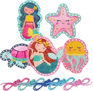 Stephen Joseph Lacing Cards, Mermaid - Picture 1 of 2