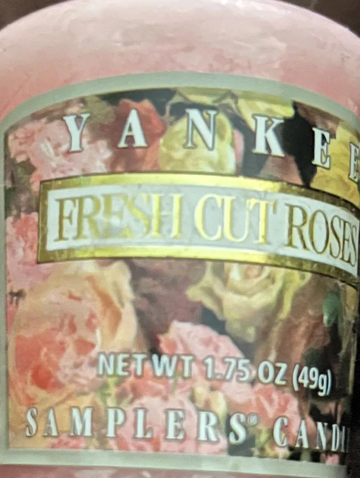 Yankee Candle Fresh Cut Roses Votives Unopened HTF Votive Candles