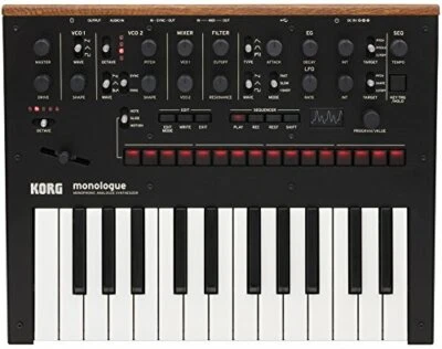 KORG Monologue BK Monophonic Analogue Synthesizer Black NEU aus Japan - Bild 1 von 4