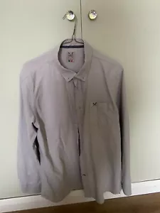 Men’s Shirt, Grey, Crew Clothing, Size XL, 100% Cotton - Picture 1 of 3
