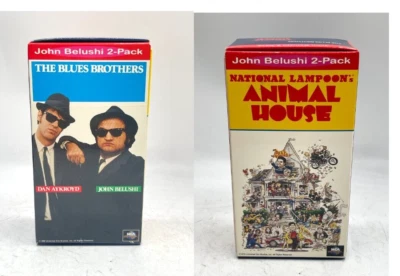 John Belushi 2-Pack VHS, Animal House and the Blues Brothers Box set MCA - Image 1 of 4