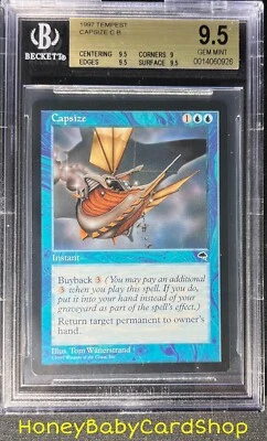 MTG Tempest 1997 Capsize BGS 9.5 GEM MINT Silver Age Iconic Staple - Image 1 of 4