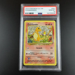 PSA 10 Charmander 001/034 Classic Collection Englisch Holo Graded Pokemon Karte - Bild 1 von 3