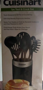 Cuisinart 7-teiliges Küchenutensilienwerkzeug-Set mit Aufbewahrungstopf - offene Box/neu - Bild 1 von 3