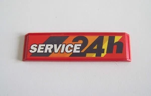 PLAYMOBIL (R3235) STATION SERVICE - Support Rouge Affiche "Service 24h" 3218 - Picture 1 of 1