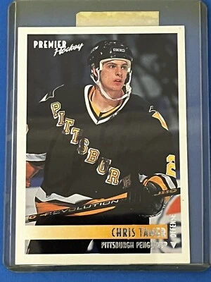 Chris Tamer autographed Hockey Card Pittsburgh Penguins 1994 Topps Premier #224 - Image 1 of 4