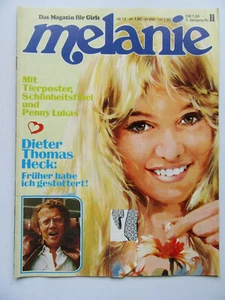 Melanie Nr 11/1976, Susanne Uhlen, Dieter Thomas Heck, Dennie Christian, Milva - Bild 1 von 2