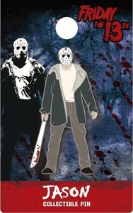 Monogramma - Spilla smaltata - Venerdì 13 - Distintivo spilla bavero in rilievo Jason Voorhees - Foto 1 di 1