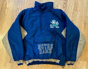 Vintage Chalk Line Notre Dame Fighting Irish Kapuzenpullover Jacke Herren Large - Bild 1 von 12