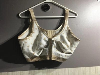 Sujetador Cacique para mujer 42DDD sin forro cobertura completa sin aros blanco y dorado Foto 1 de 4