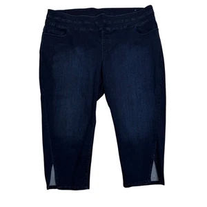 Jeans donna Catherines vita elastica vita Capri taglia 2X vita alta - Foto 1 di 9