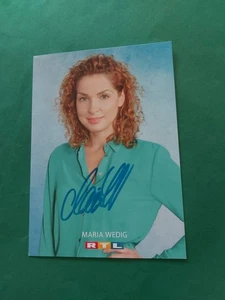 RTL , Maria Wedig , Fernsehen , Kino , Autogrammkarte - Picture 1 of 2