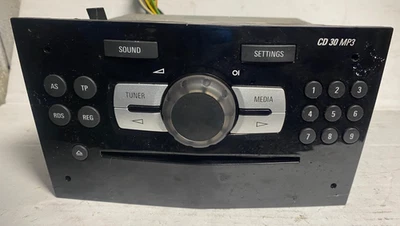 Vauxhall Corsa D 2008-2014 - CD 30 MP3 - head unit - black - breaking - Image 1 of 4