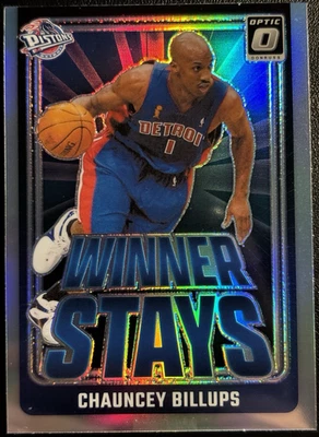 2024-25 Donruss Optic HOLO Winner Stays Chauncey Billups #18 Pistons Card! A20 - Image 1 of 2