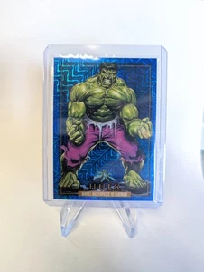 Sky Box Marvel Masterpieces 2024 Platinum Blue Traxx Hulk 32 Joe Jusko Artist - Picture 1 of 2