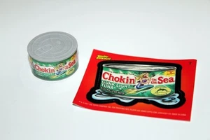 Borrador y borrador Topps Wacky Packages serie 2 CHOKIN IN THE SEA #7 - Imagen 1 de 2