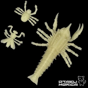 Bandai 2004 Godzilla Final Wars Mini Battle-G - Kamacuras, Kumonga, Ebirah BRILLO - Imagen 1 de 5