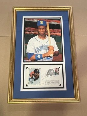 Griffey Jr 1994 Photo Stamped Autographed AS Canceled Envelope! 13” X 20” - Image 1 of 4