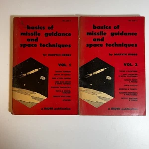 Basics of Missile Guidance and Space Techniques: Vol. 1 & 2 Marvin Hobbb 1959 - Picture 1 of 14