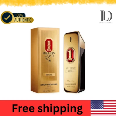 1 Million Royal Parfum por Paco Rabanne 3,4 OZ Colonia para Hombres/100 % Auténtico Foto 1 de 3