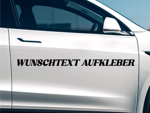 Autoaufkleber mit Wunschtext – personalisierbarer Schriftzug - Bild 1 von 9