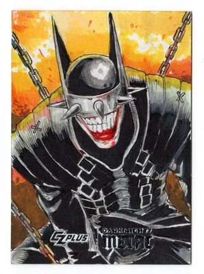 Cryptozoic CZPlus Dark Nights Metal Batman Who Laughs Sketch by Varon Moreno - Image 1 of 3