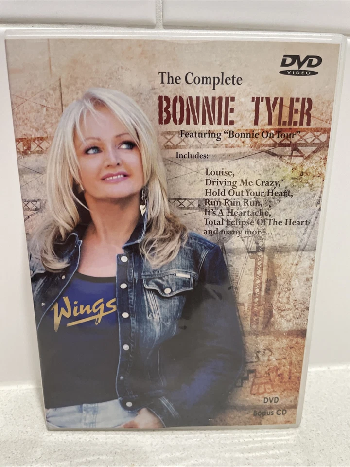 Complete Bonnie Tyler (DVD) Rare - Bonnie On Tour Plus CD - Reg All - Image 1 of 3