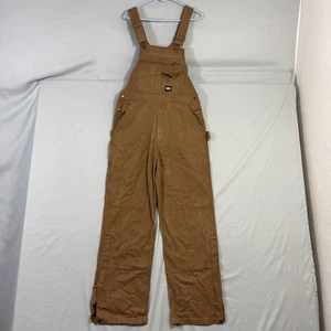 KEY Latzhose Herren 34x32 braun Ente Canvas Arbeitskleidung Doppelknie Hammerschlaufe - Bild 1 von 21