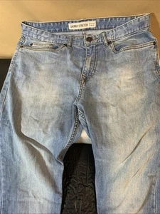 New Look Skinny Stretch Denim Blue Jeans Size 34R - Picture 1 of 7