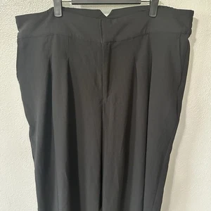 Torrid Wide Leg Studio Crepe High Rise Pants Black Womens Size 20 Career Office - Picture 1 of 7