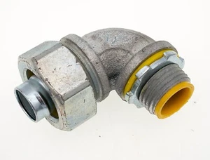 Crouse-Hinds LTB5090 Temperguss isoliert 90 Grad Stecker 1/2 Zoll - Bild 1 von 1