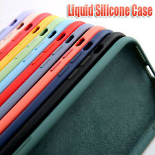For Samsung Galaxy S22 S21 S20 S10 S9 S8 Plus New Liquid Silicone TPU Case Cover
