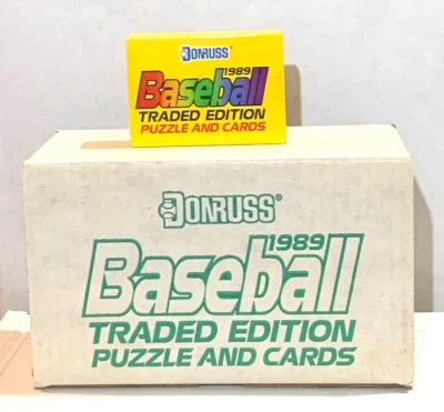 Donruss 1989 edición comercializada sellado de fábrica juego completo caja 15 juegos Foto 1 de 3